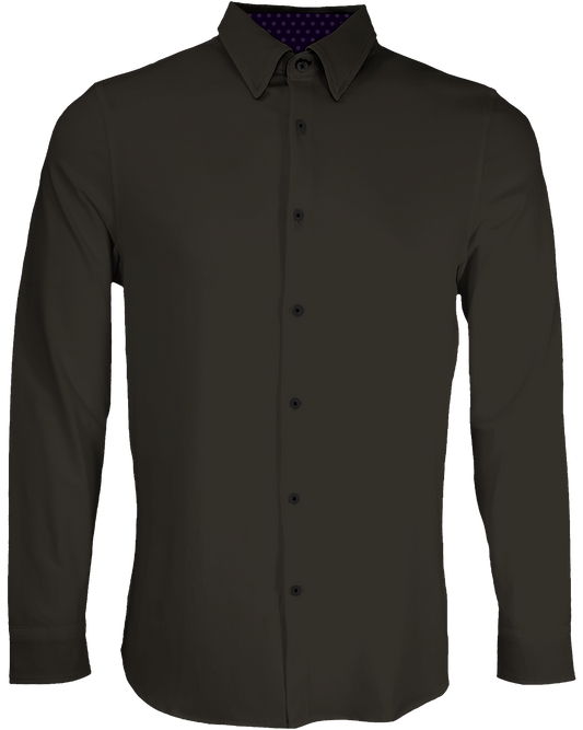 SHERLOCK BROWNIE MEN'S LONG-SLEEVE SHIRT