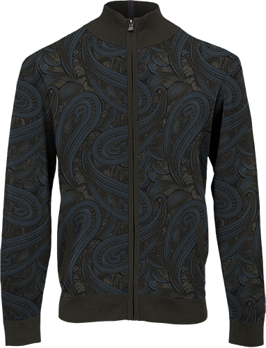 FREDERICK PAISLEY BADALONA BROWNIE MEN'S SWEATER