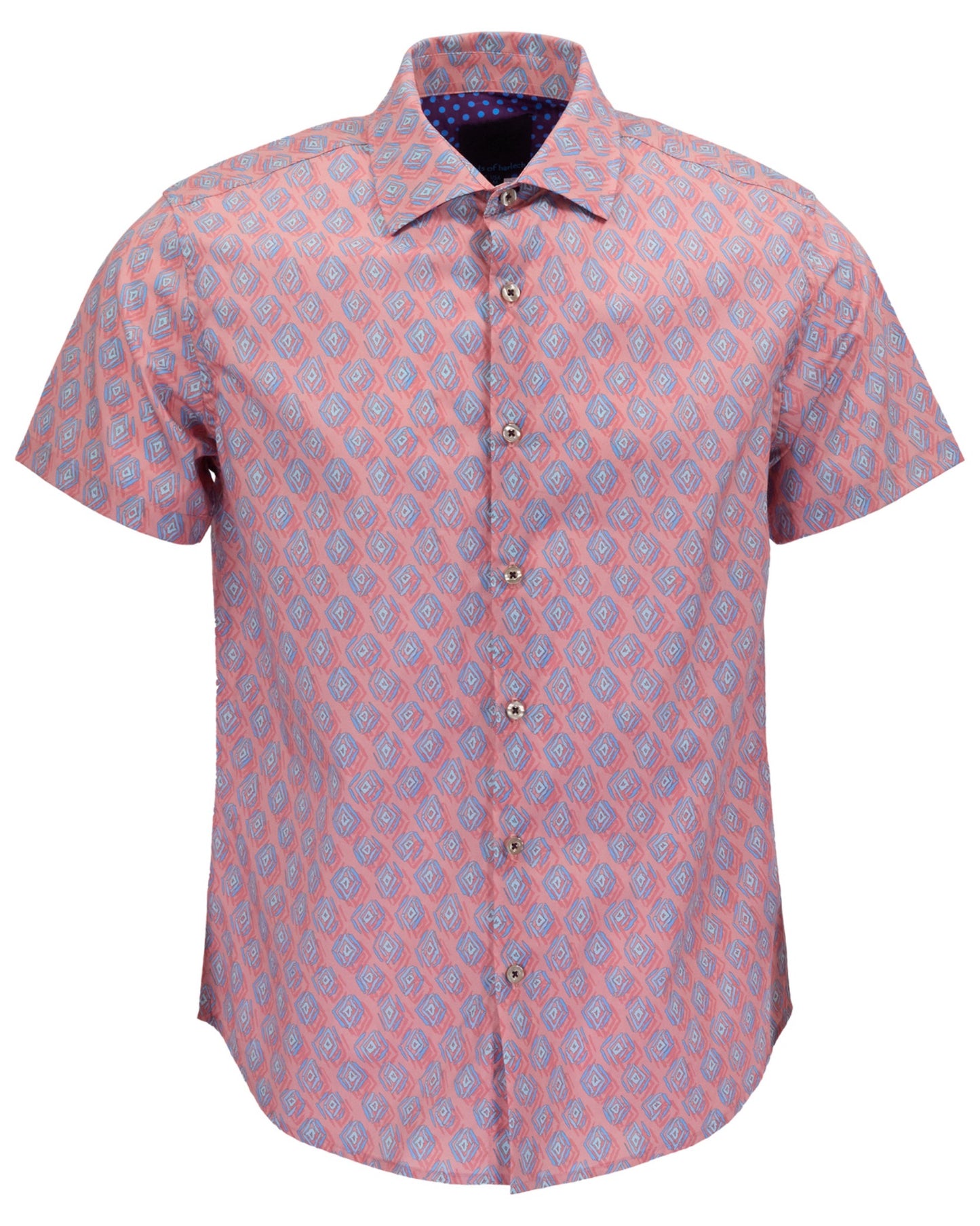 GEORGE MUD GEO CORAL MENS PRINTED SHIRT
