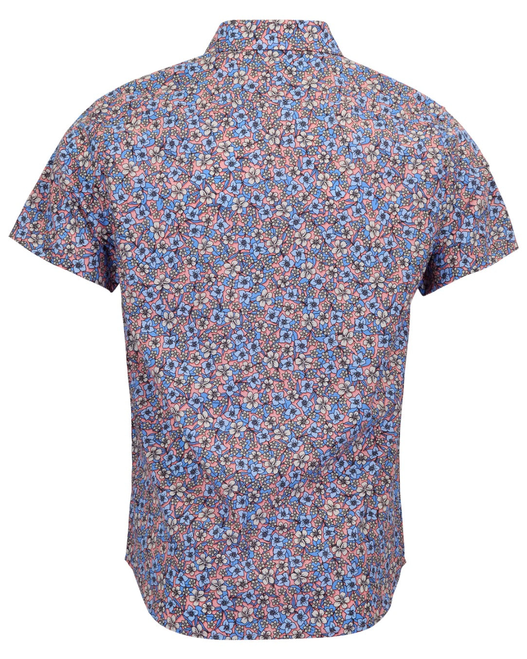 TIM FLORAL FIELD CORAL MENS PRINTED SHIRT