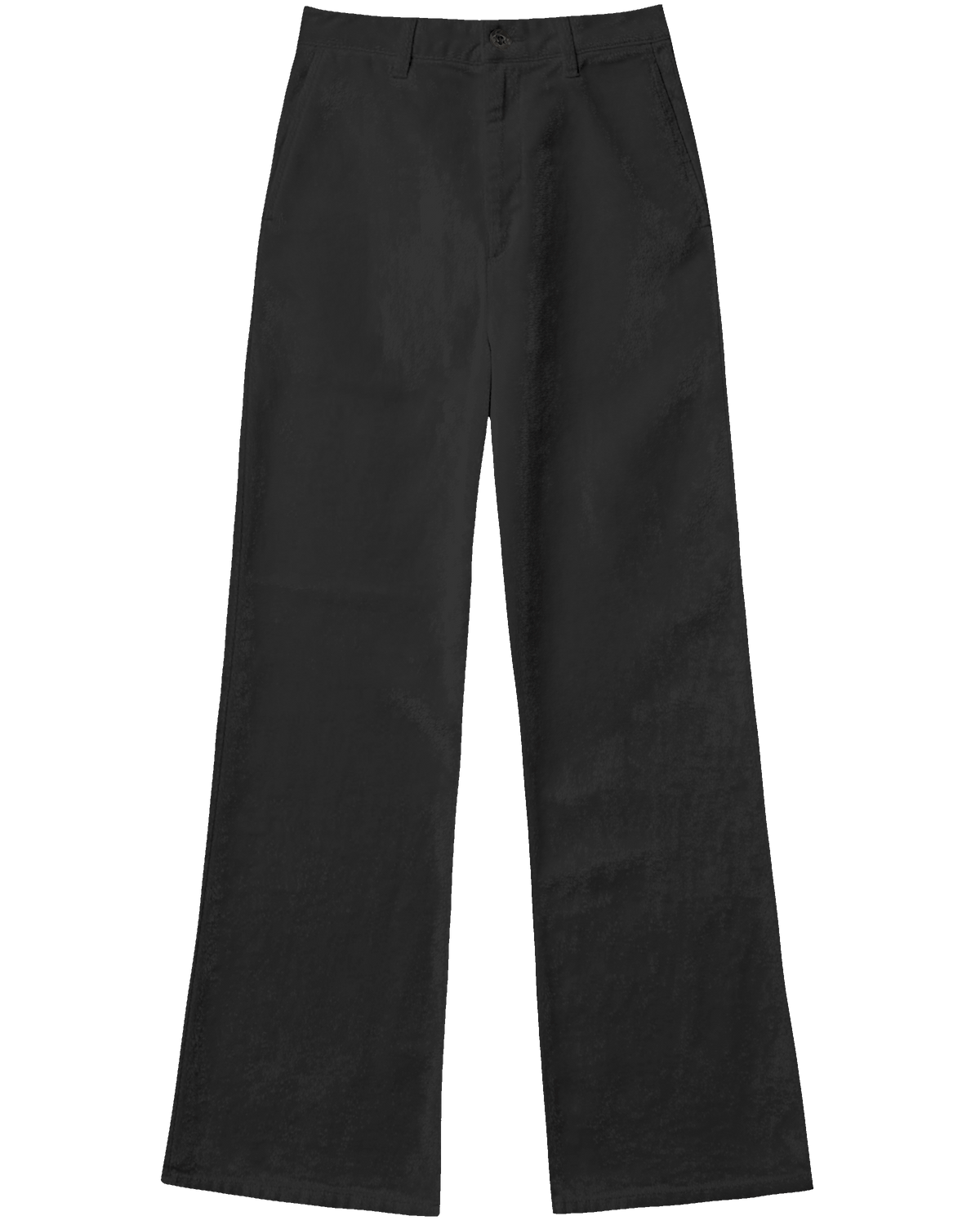 POPPY BLACK WOMEN'S VELVET HIGH-RISE PANT
