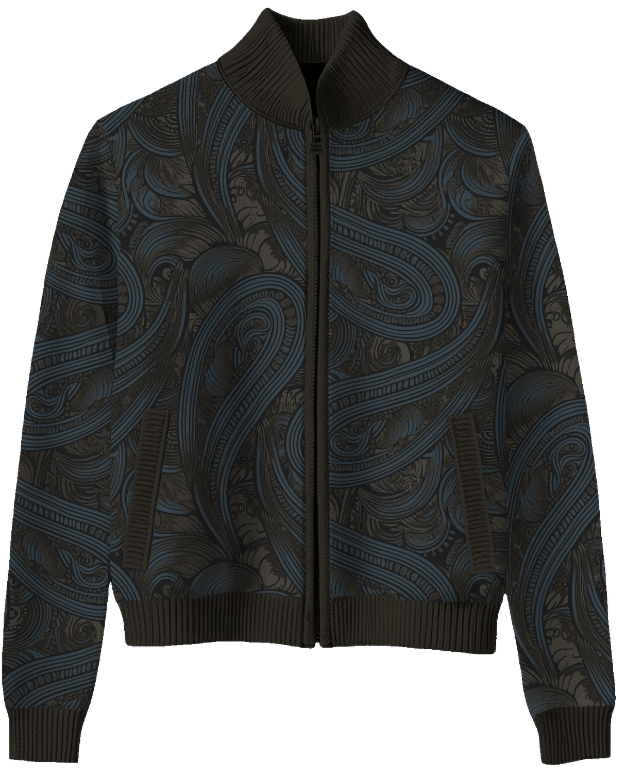 SUSAN PAISLEY BADALONA BROWNIE WOMEN'S SWEATER