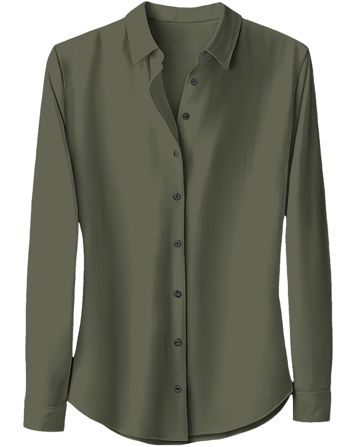 SUTTON SAGE WOMEN'S STRETCH SILK LONG-SLEEVE SHIRT