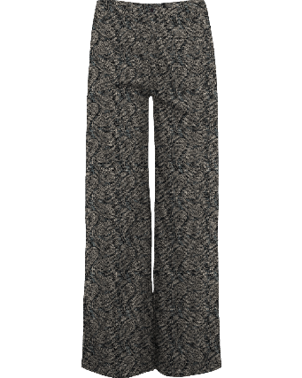 PHILLIS MAURICE PAISLEY SMOKE WOMEN'S STRETCH TENCEL TAILORED PANT