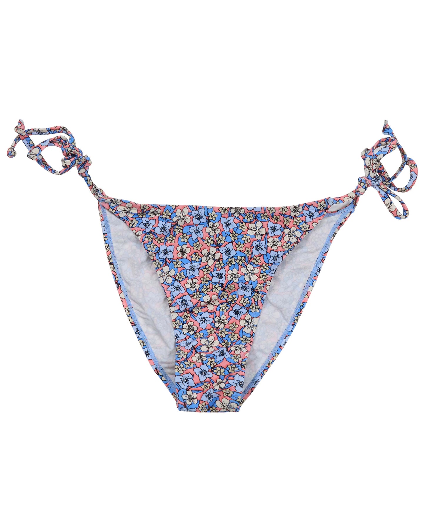 BONITA FLORAL FIELD CORAL WOMENS BIKINI BOTTOM