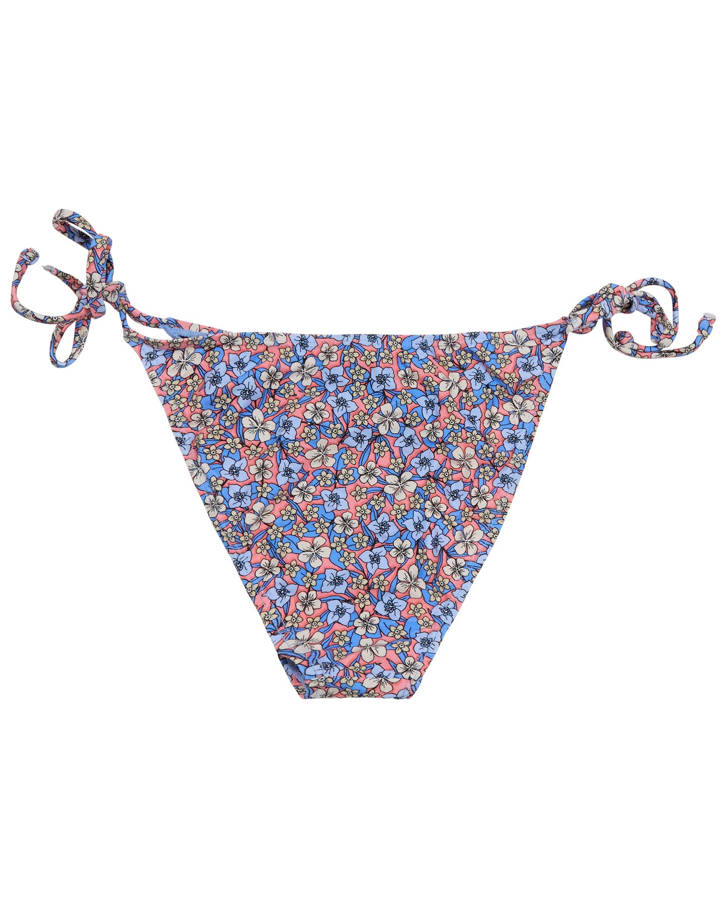 BONITA FLORAL FIELD CORAL WOMENS BIKINI BOTTOM