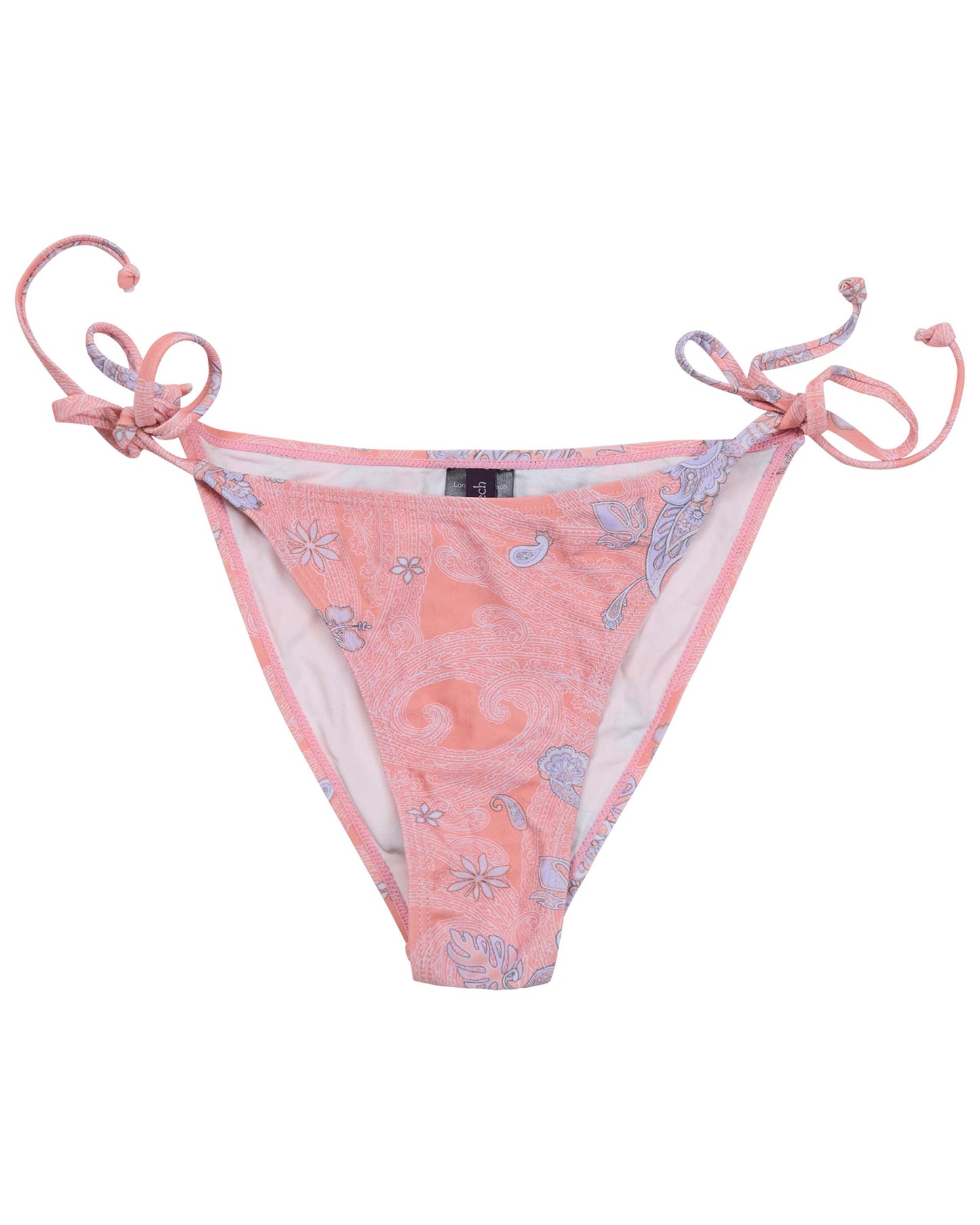 BONITA PAISLEY EXPLOSION CORAL WOMENS BIKINI BOTTOM