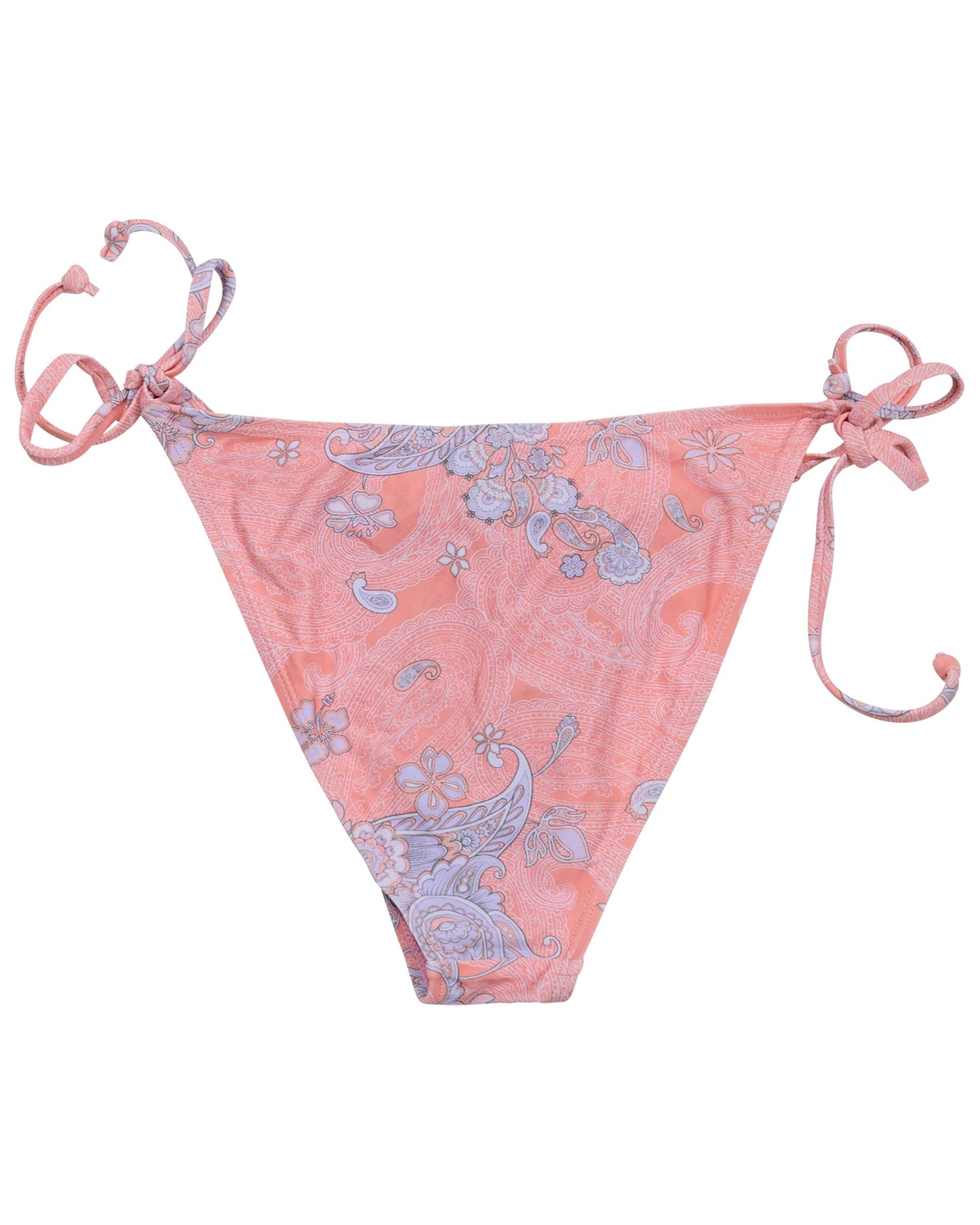 BONITA PAISLEY EXPLOSION CORAL WOMENS BIKINI BOTTOM