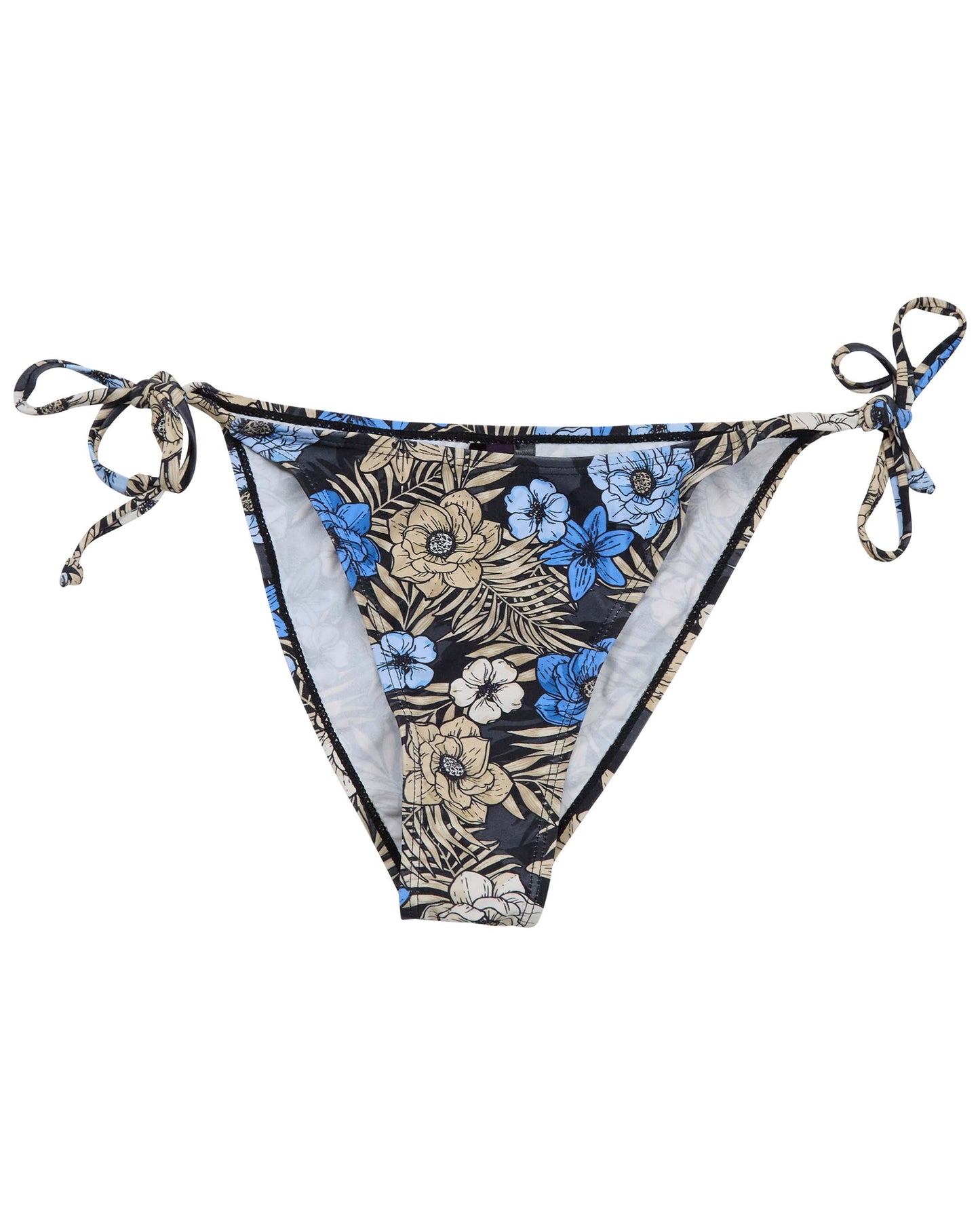 BONITA TROPICAL MIX BLACK WOMENS BIKINI BOTTOM