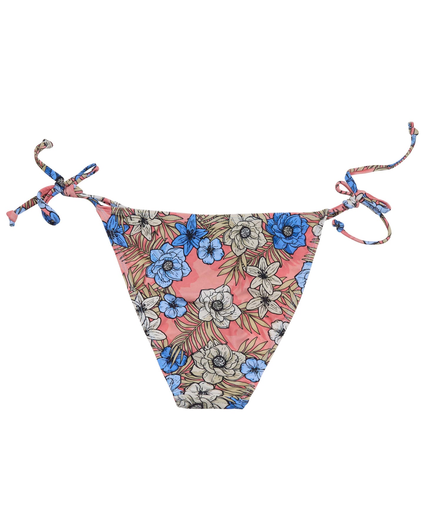 BONITA TROPICAL MIX CORAL WOMENS BIKINI BOTTOM