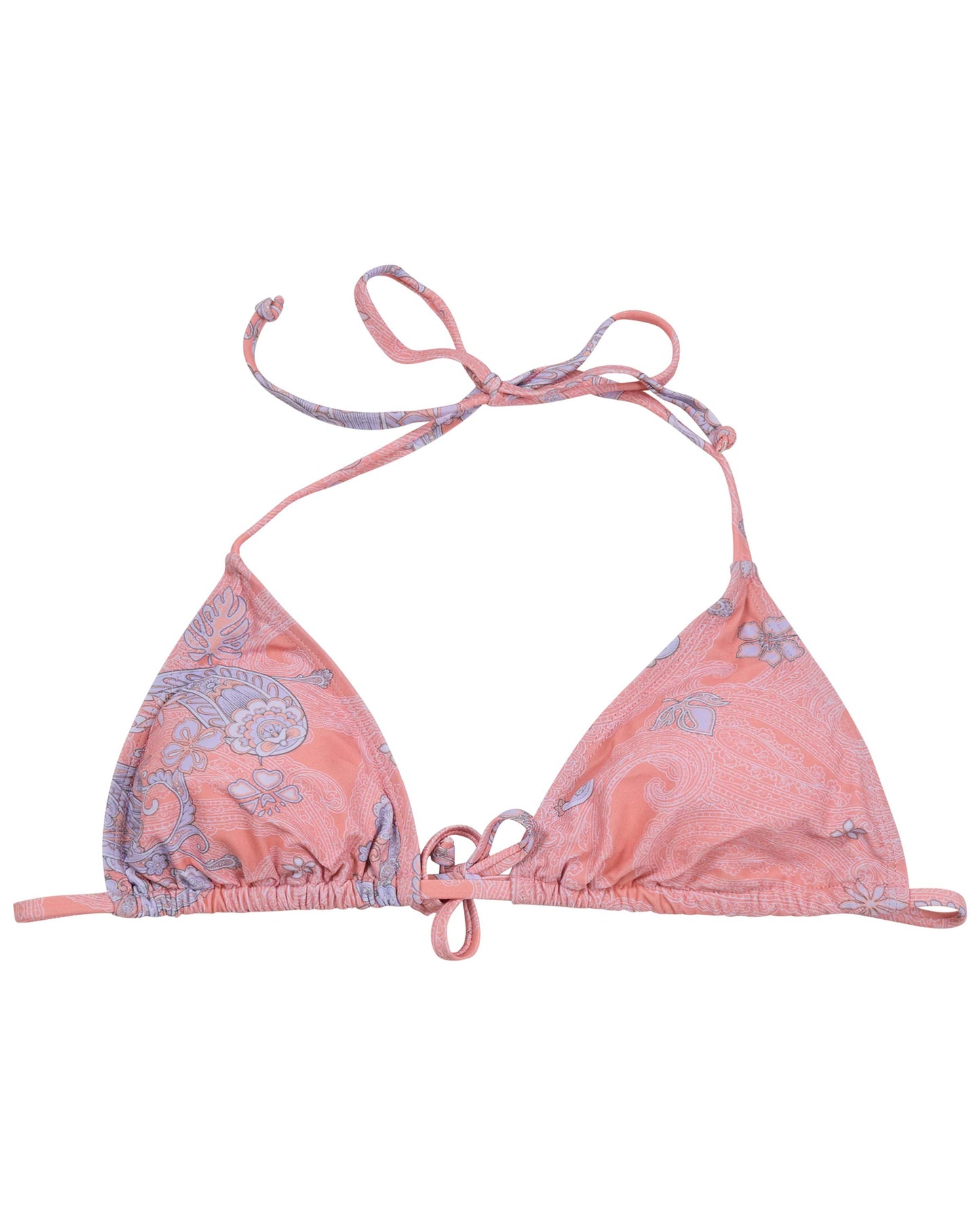 FLAVIA PAISLEY EXPLOSION CORAL WOMENS BIKINI TOP