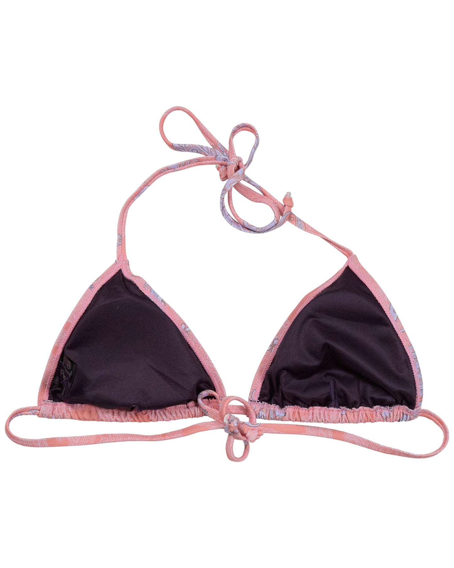 FLAVIA PAISLEY EXPLOSION CORAL WOMENS BIKINI TOP