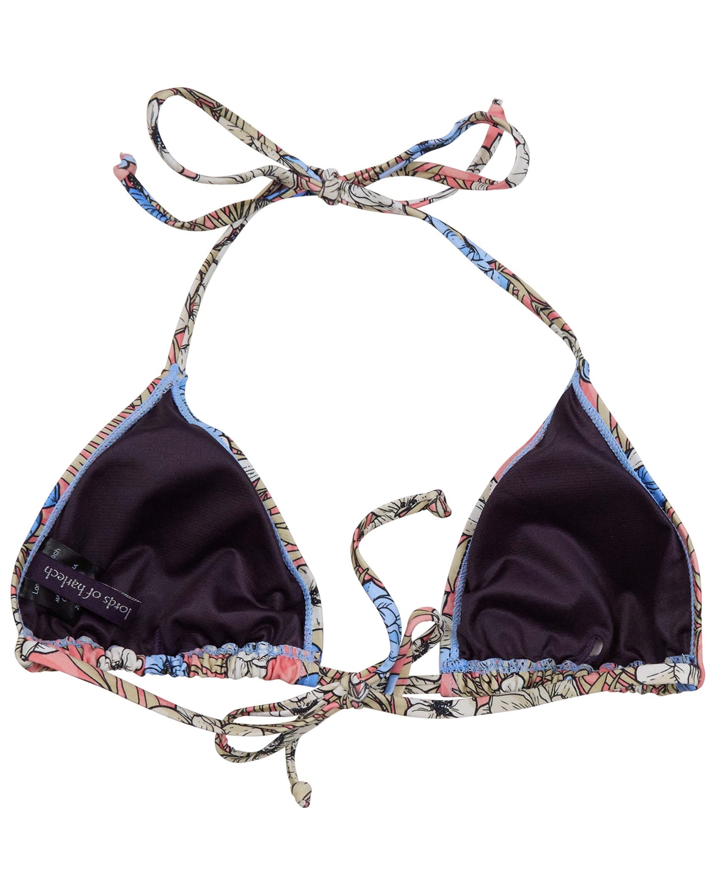 FLAVIA TROPICAL MIX CORAL WOMENS BIKINI TOP