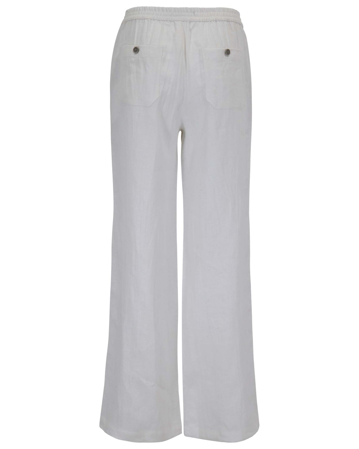LILLIAN WHITE WOMENS WIDE-LEG LINEN PANT