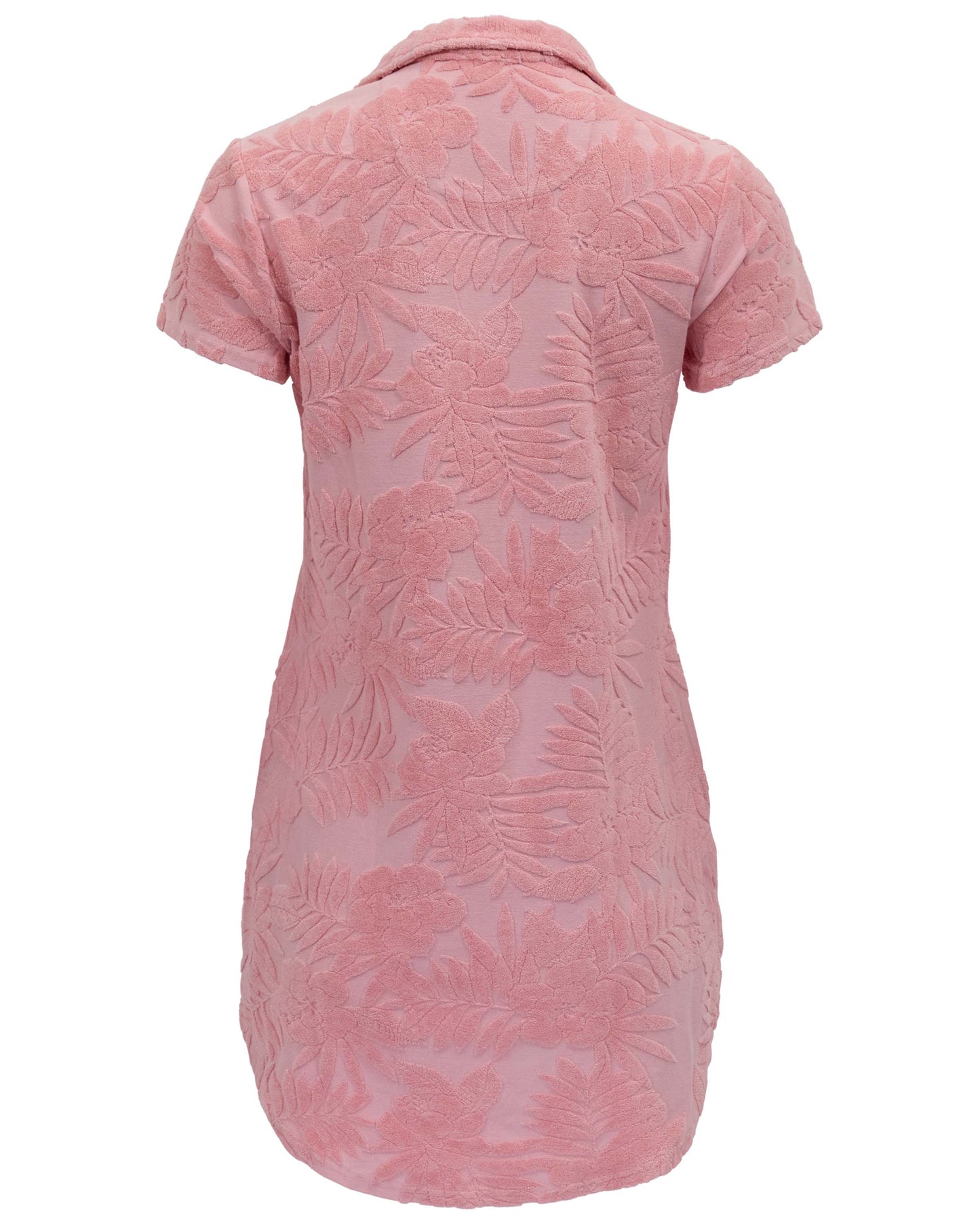 JOSEPHINE CORAL WOMENS TERRY TOWELING DRESS