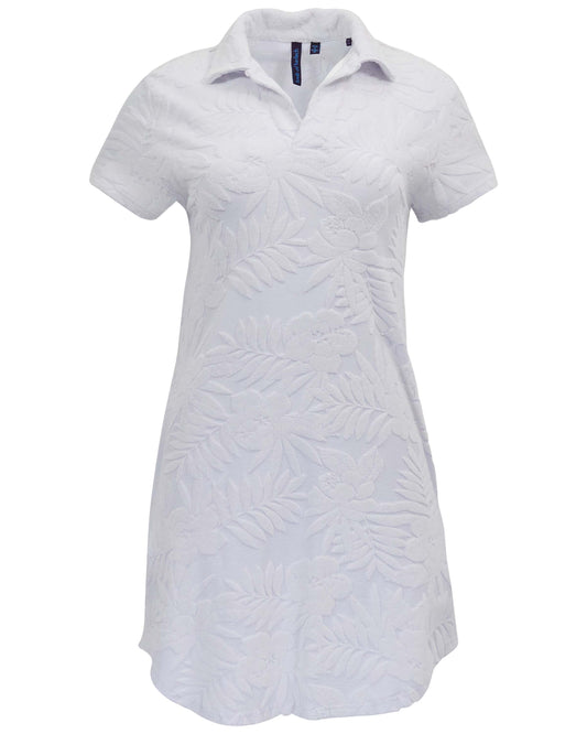 JOSEPHINE WHITE WOMENS TERRY TOWELING DRESS