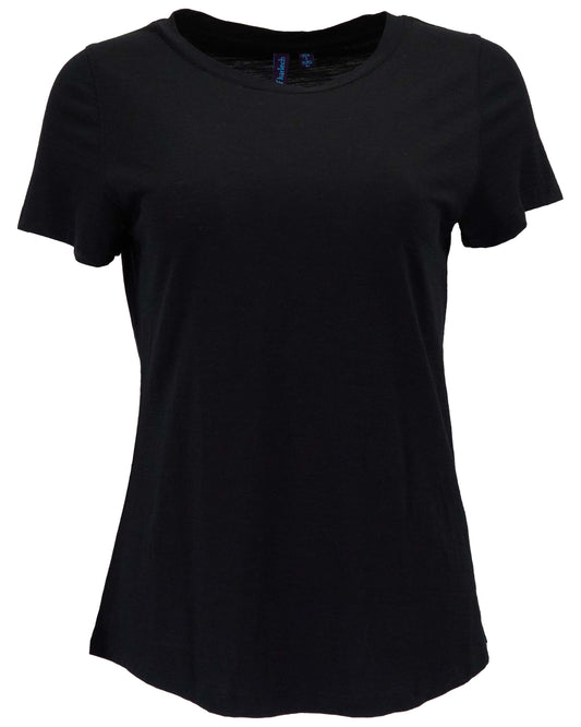 KATHERINE BLACK WOMENS CAP SLEEVE TOP