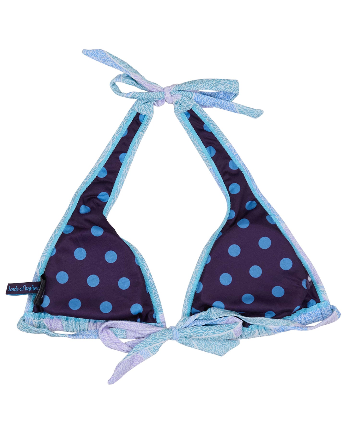 RAQUEL GRAIN PAISLEY TEAL WOMENS BIKINI TOP