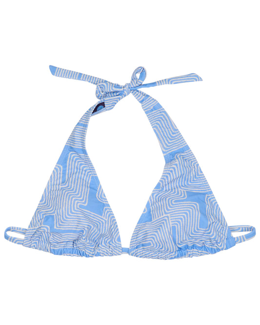 RAQUEL INTER TWINE BLUE WOMENS BIKINI TOP