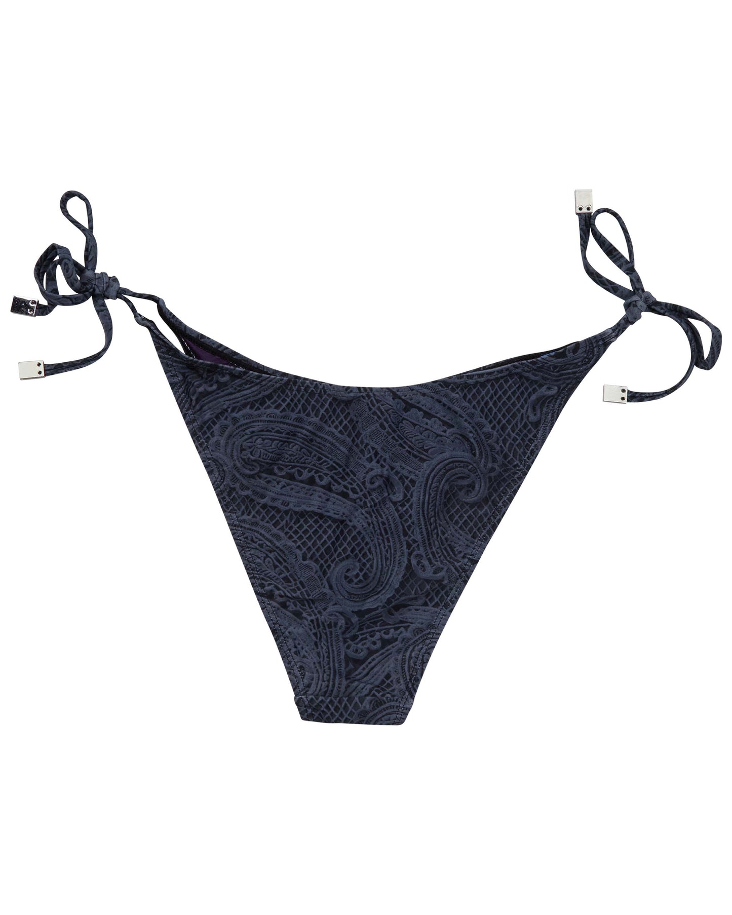 SAMARA CROCHET PAISLEY CAVIAR WOMENS BIKINI BOTTOM