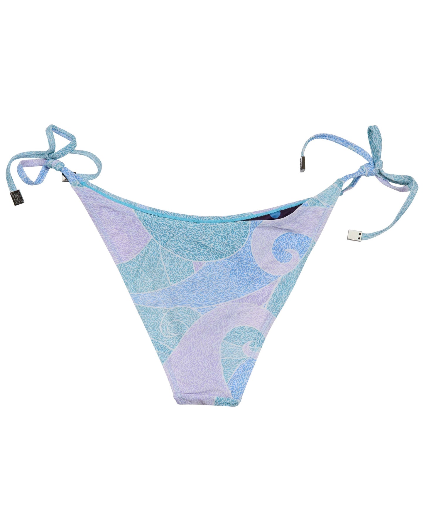 SAMARA GRAIN PAISLEY TEAL WOMENS BIKINI BOTTOM