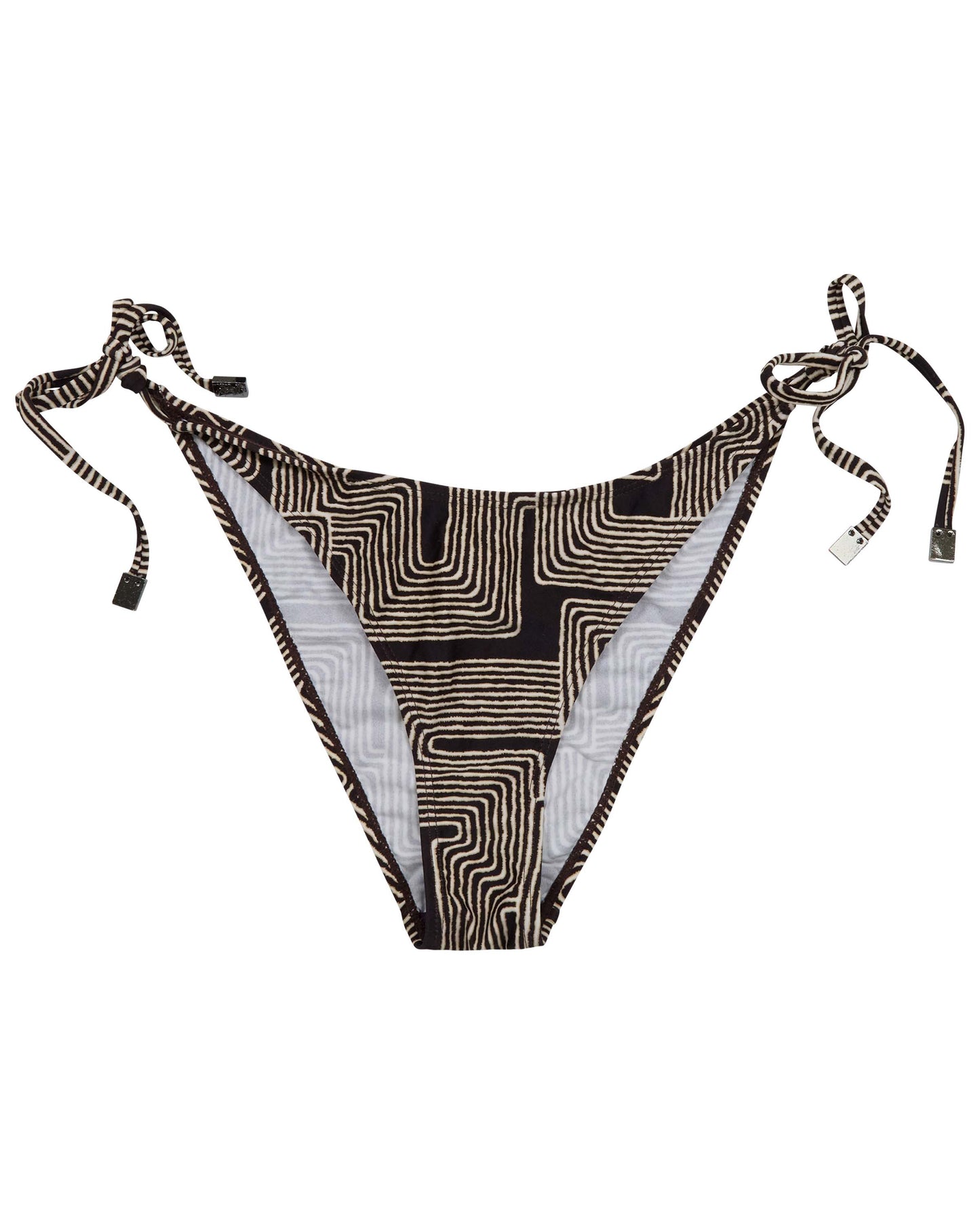 SAMARA INTER TWINE BLACK WOMENS BIKINI BOTTOM