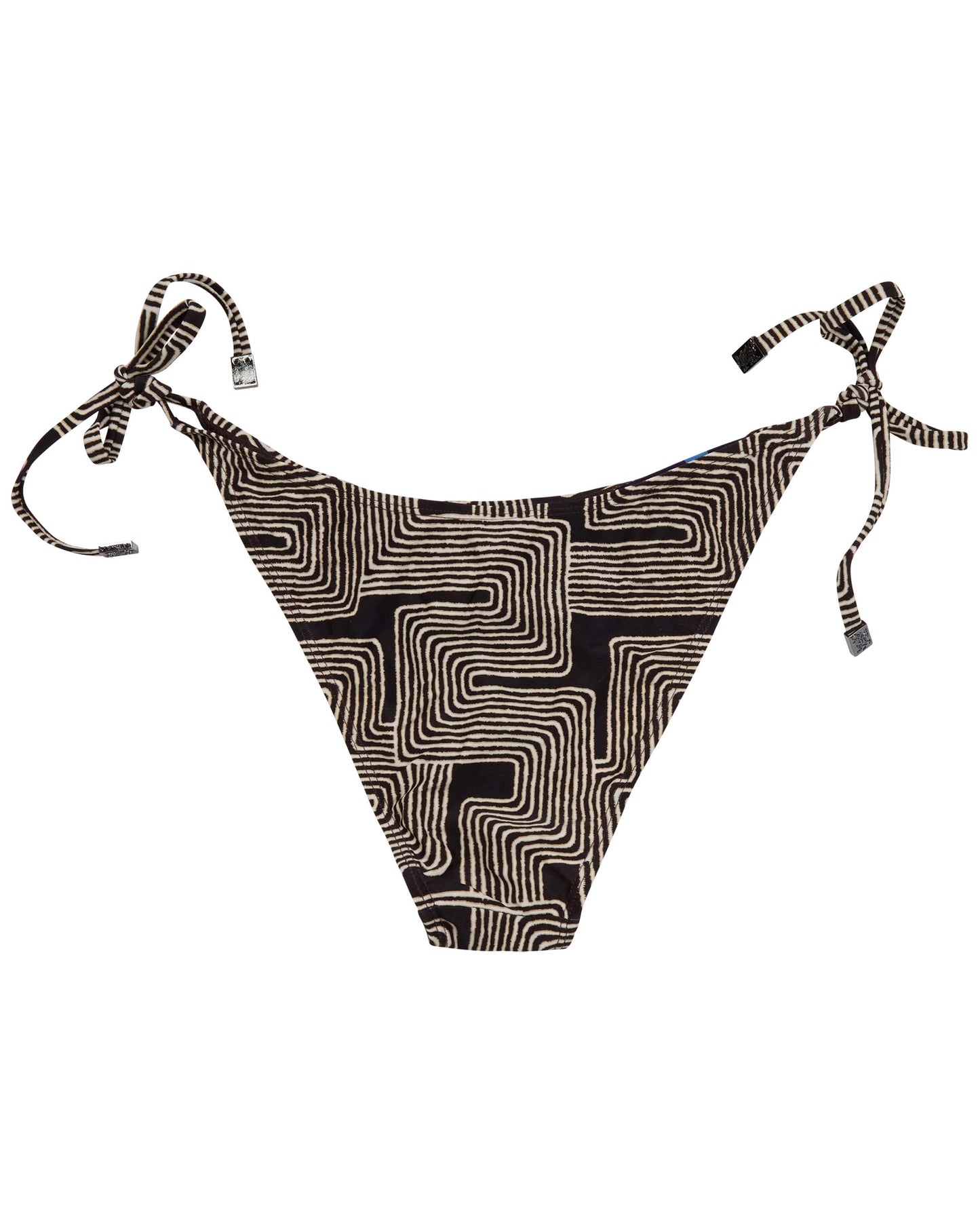 SAMARA INTER TWINE BLACK WOMENS BIKINI BOTTOM