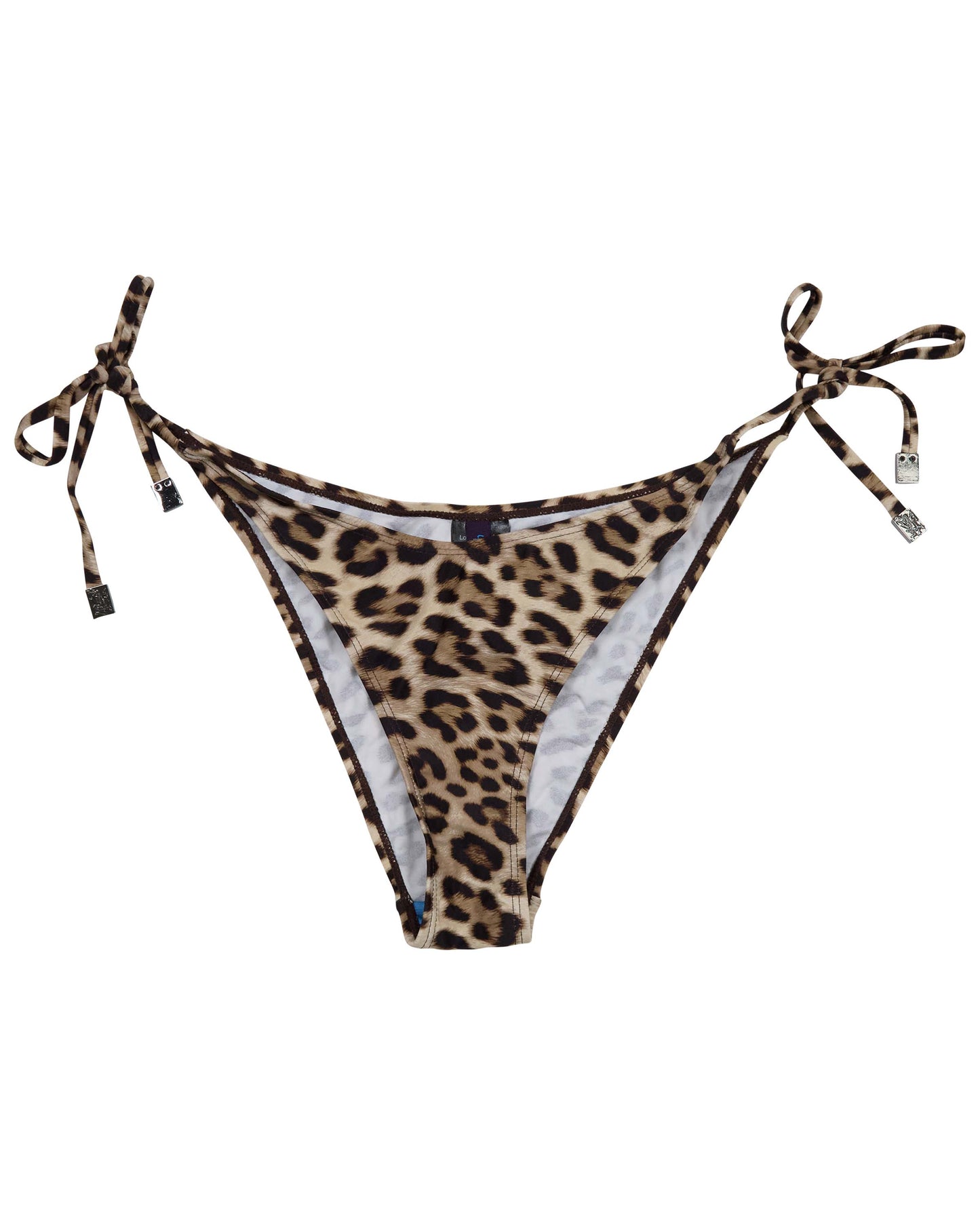 SAMARA LEOPARD BROWN WOMENS BIKINI BOTTOM