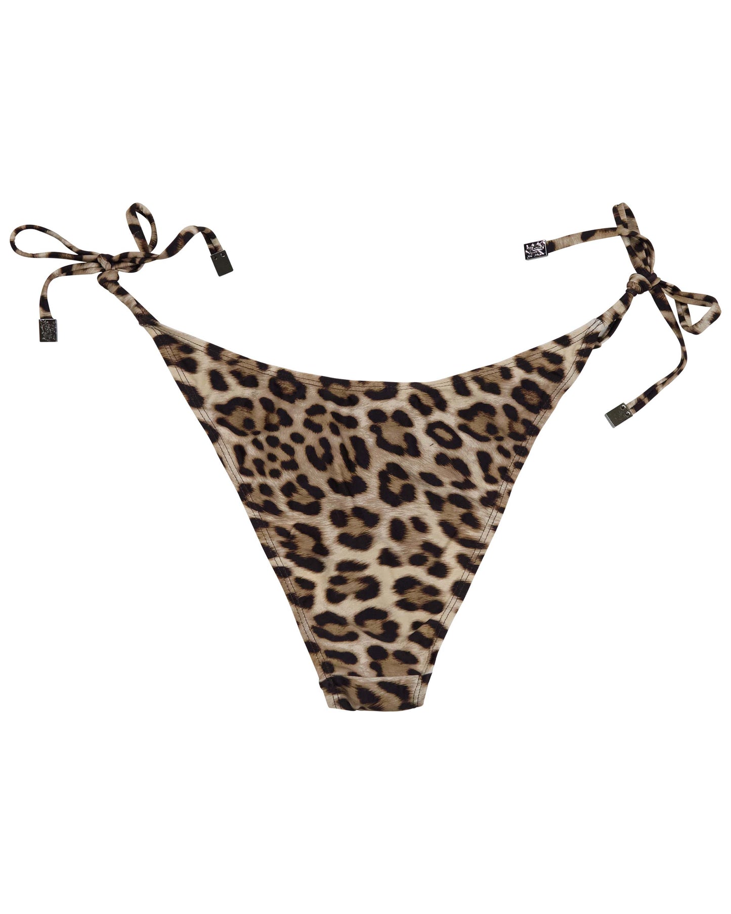 SAMARA LEOPARD BROWN WOMENS BIKINI BOTTOM