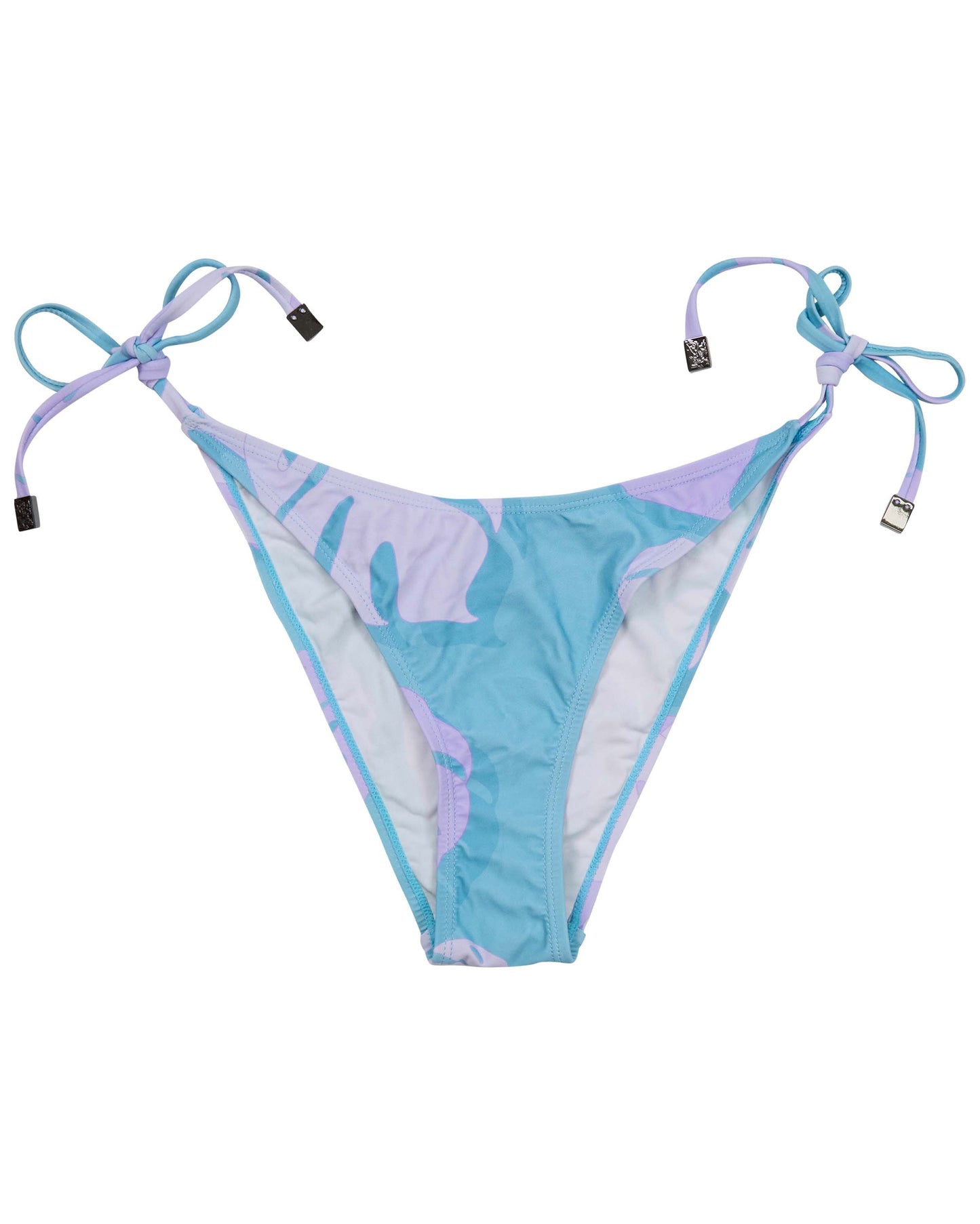 SAMARA MONSTERA FLORAL TEAL WOMENS BIKINI BOTTOM