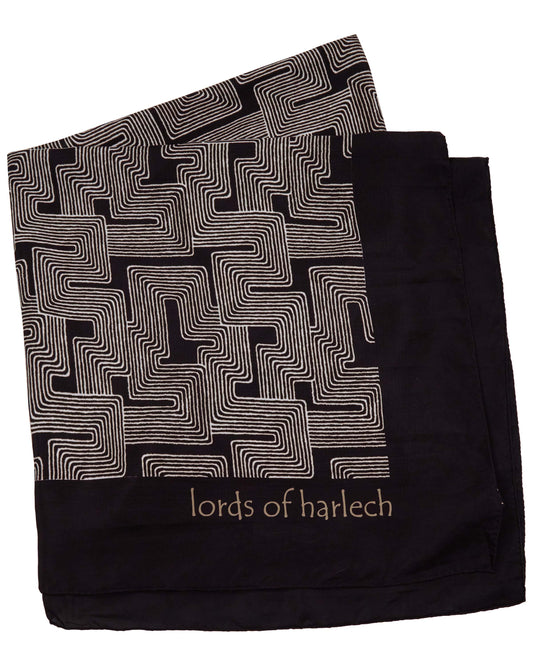 SAPPHIRA INTER TWINE BLACK WOMENS PRINTED SCARF