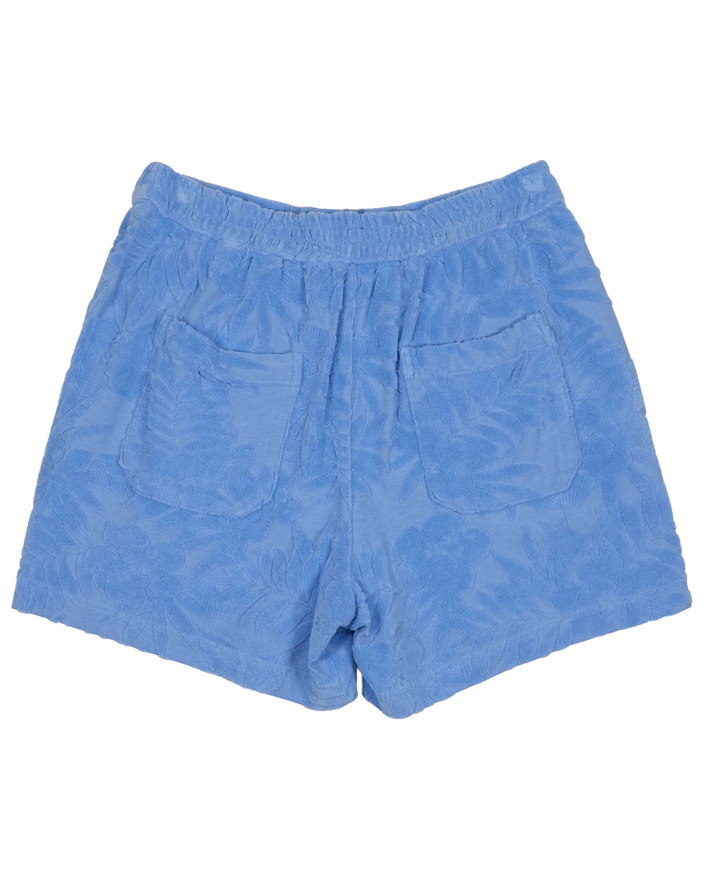 TESS BLUE WOMENS DRAWSTRING TERRY TOWELING SHORT