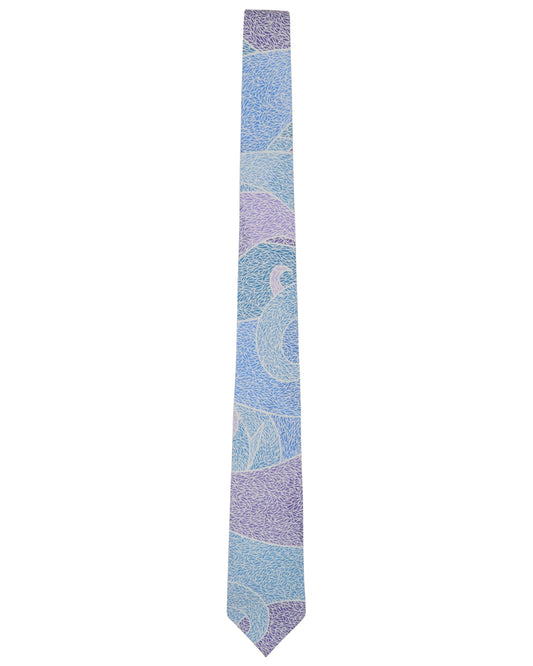 TALIA GRAIN PAISLEY TEAL WOMENS PRINTED TIE