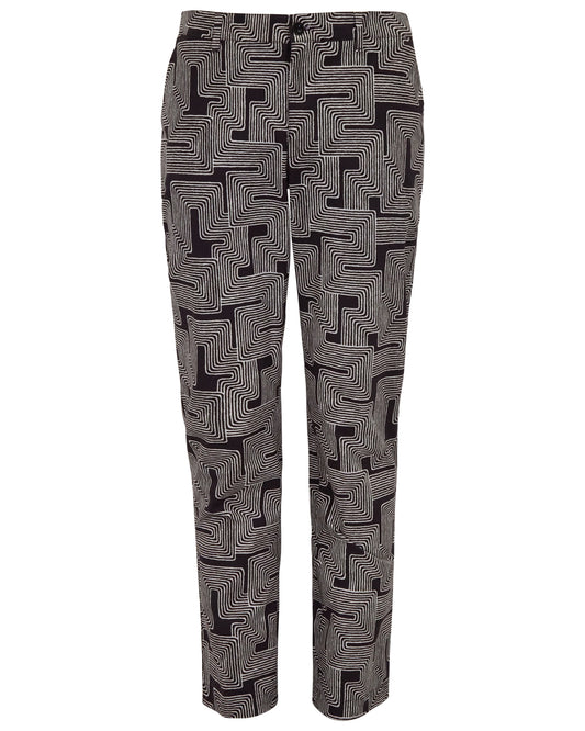 CHARLES INTER TWINE BLACK MENS TAILORED PANT