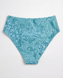 HENRIETTA PAISLEY EXPLOSION TEAL WOMENS SWIMSUIT BOTTOM