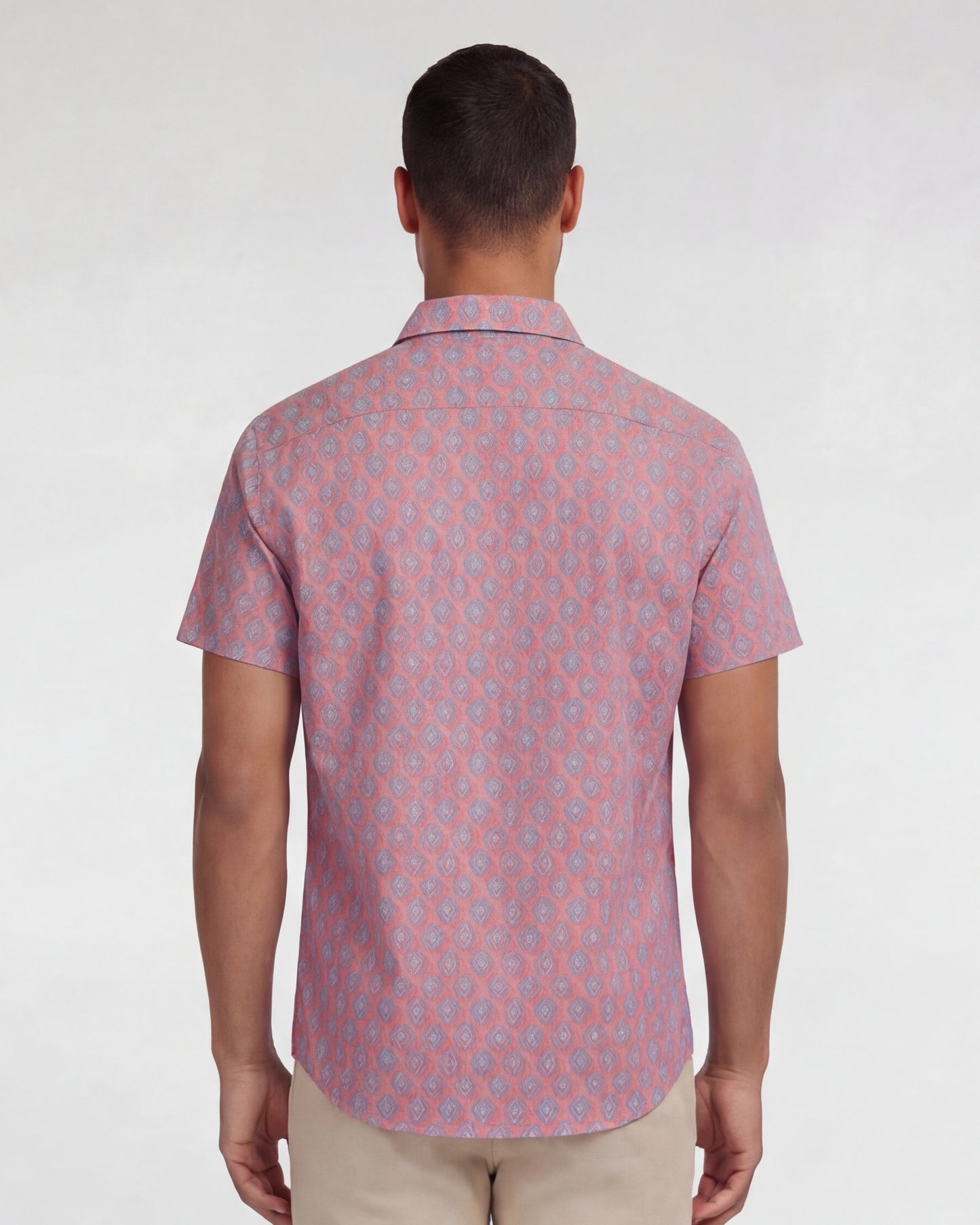 GEORGE MUD GEO CORAL MENS PRINTED SHIRT