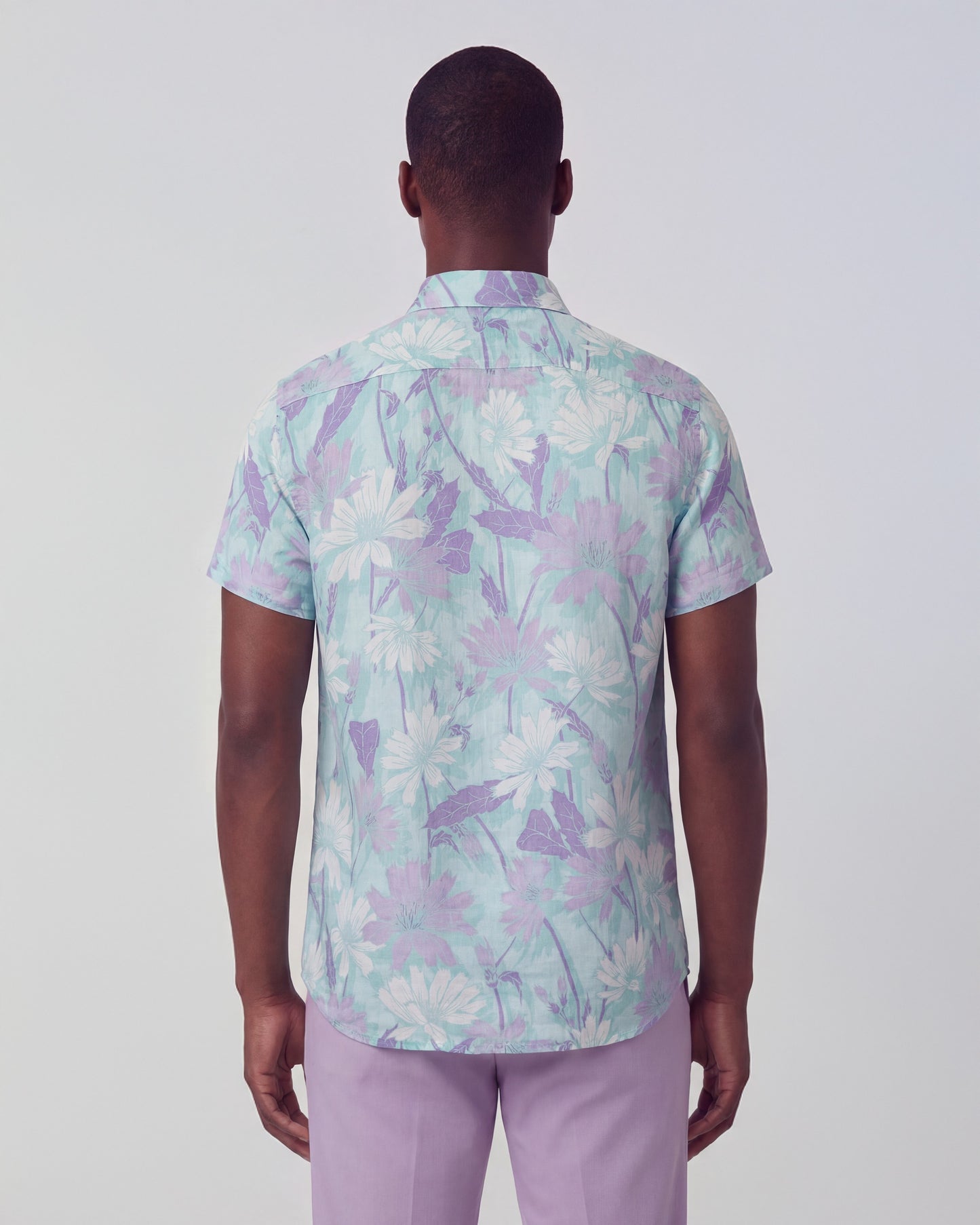 SERGIO SPRINGTIME LINEN SHIRT - SPEARMINT