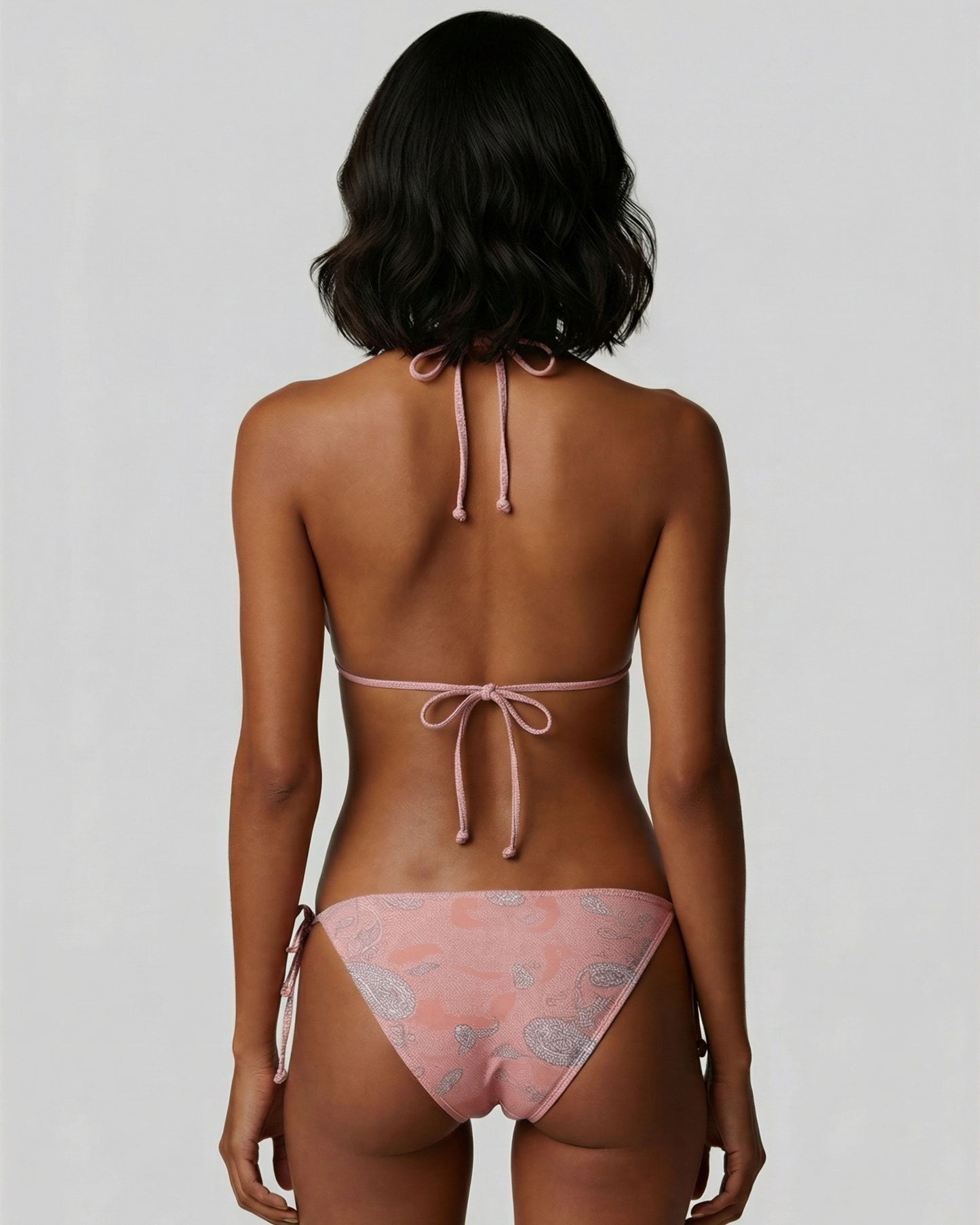 FLAVIA PAISLEY EXPLOSION CORAL WOMENS BIKINI TOP