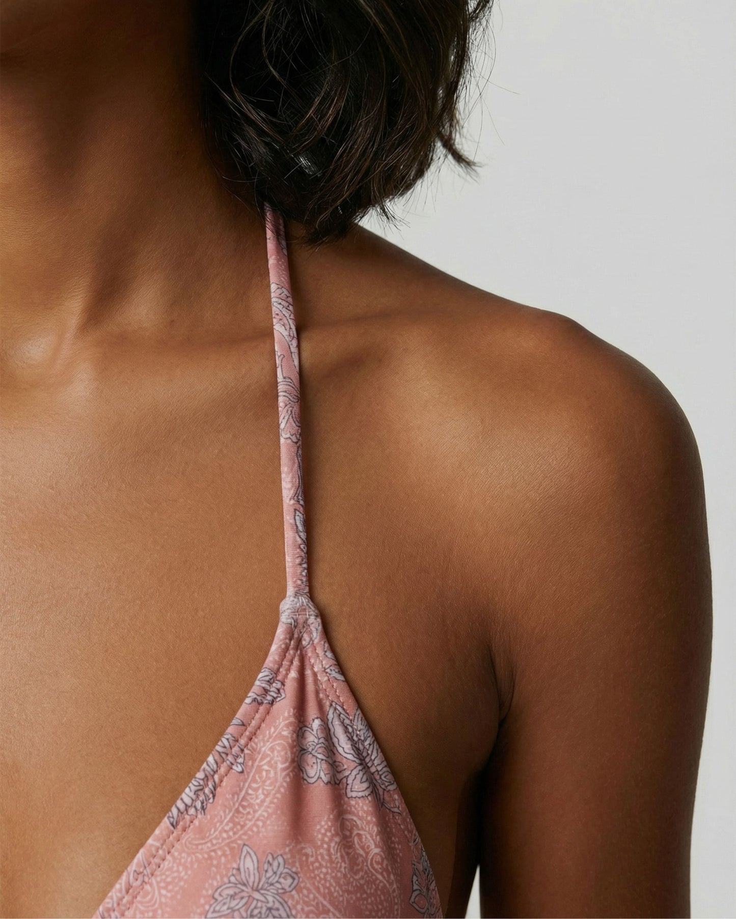 FLAVIA PAISLEY EXPLOSION CORAL WOMENS BIKINI TOP