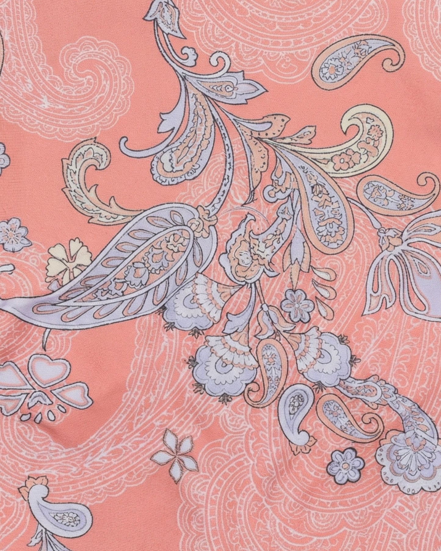 FLAVIA PAISLEY EXPLOSION CORAL WOMENS BIKINI TOP