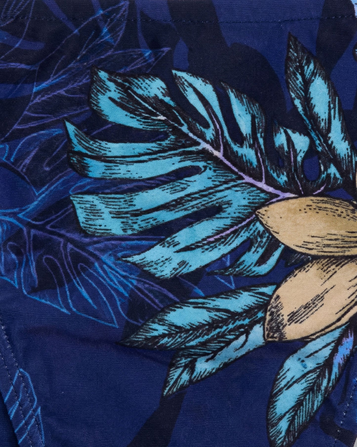 FLAVIA EXOTIC FLORAL NAVY WOMENS BIKINI TOP