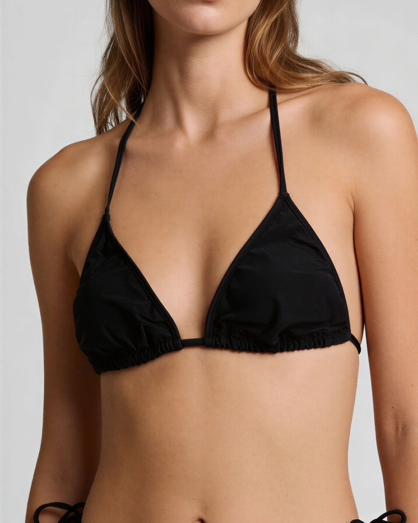 FLAVIA BLACK WOMENS BIKINI TOP