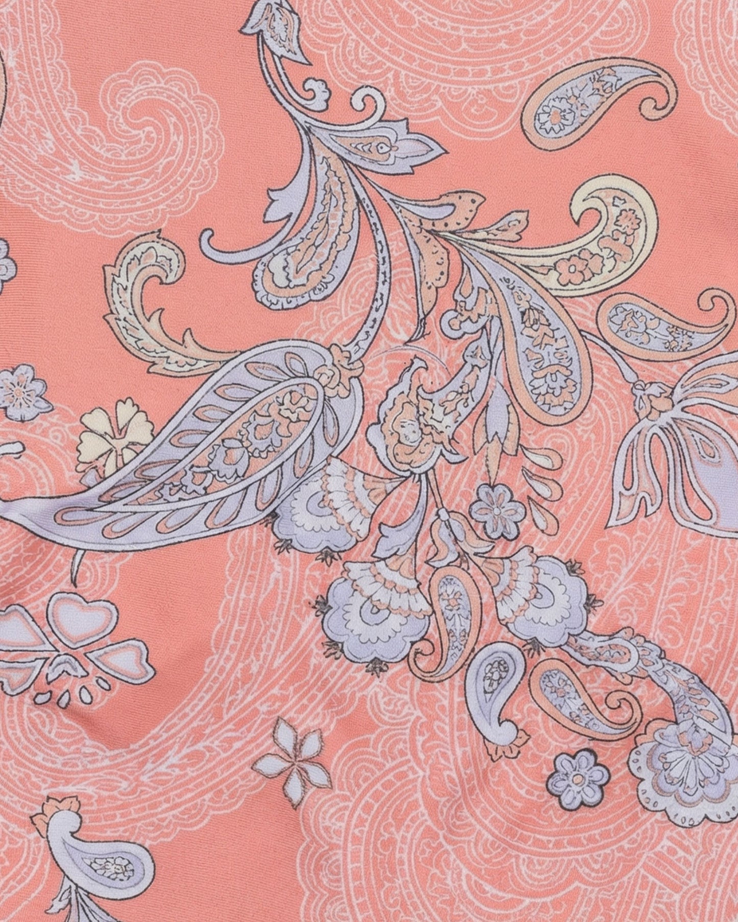 TAHLIA PAISLEY EXPLOSION CORAL WOMENS BIKINI TOP