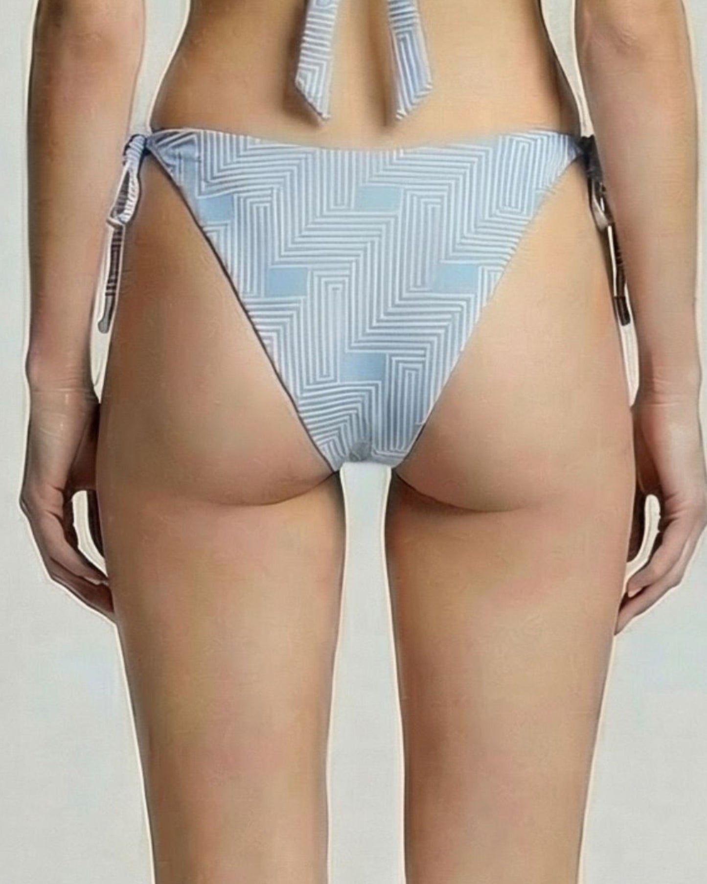 SAMARA INTER TWINE BLUE WOMENS BIKINI BOTTOM