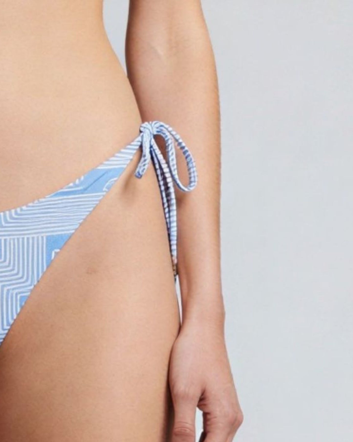 SAMARA INTER TWINE BLUE WOMENS BIKINI BOTTOM