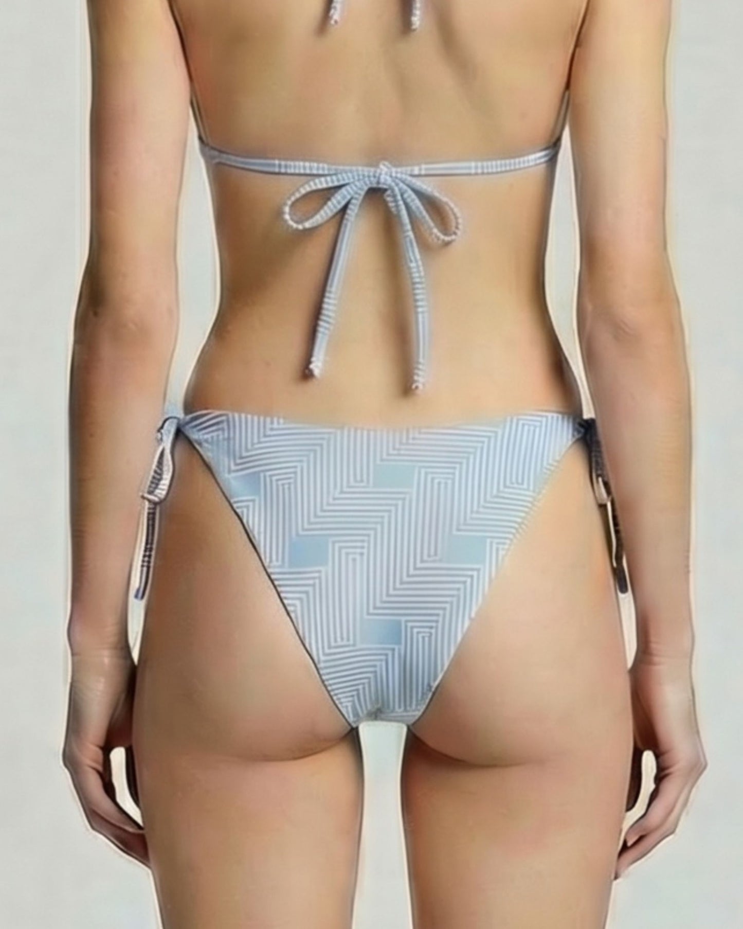 SAMARA INTER TWINE BLUE WOMENS BIKINI BOTTOM