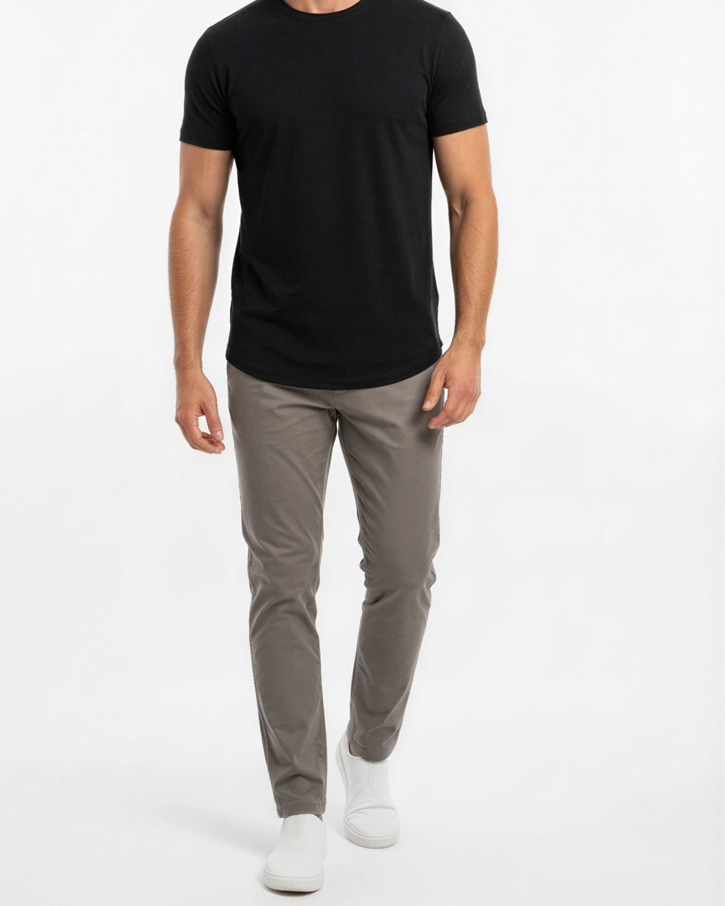 PAXTON TAILORED WOOL PANT - LIMESTONE