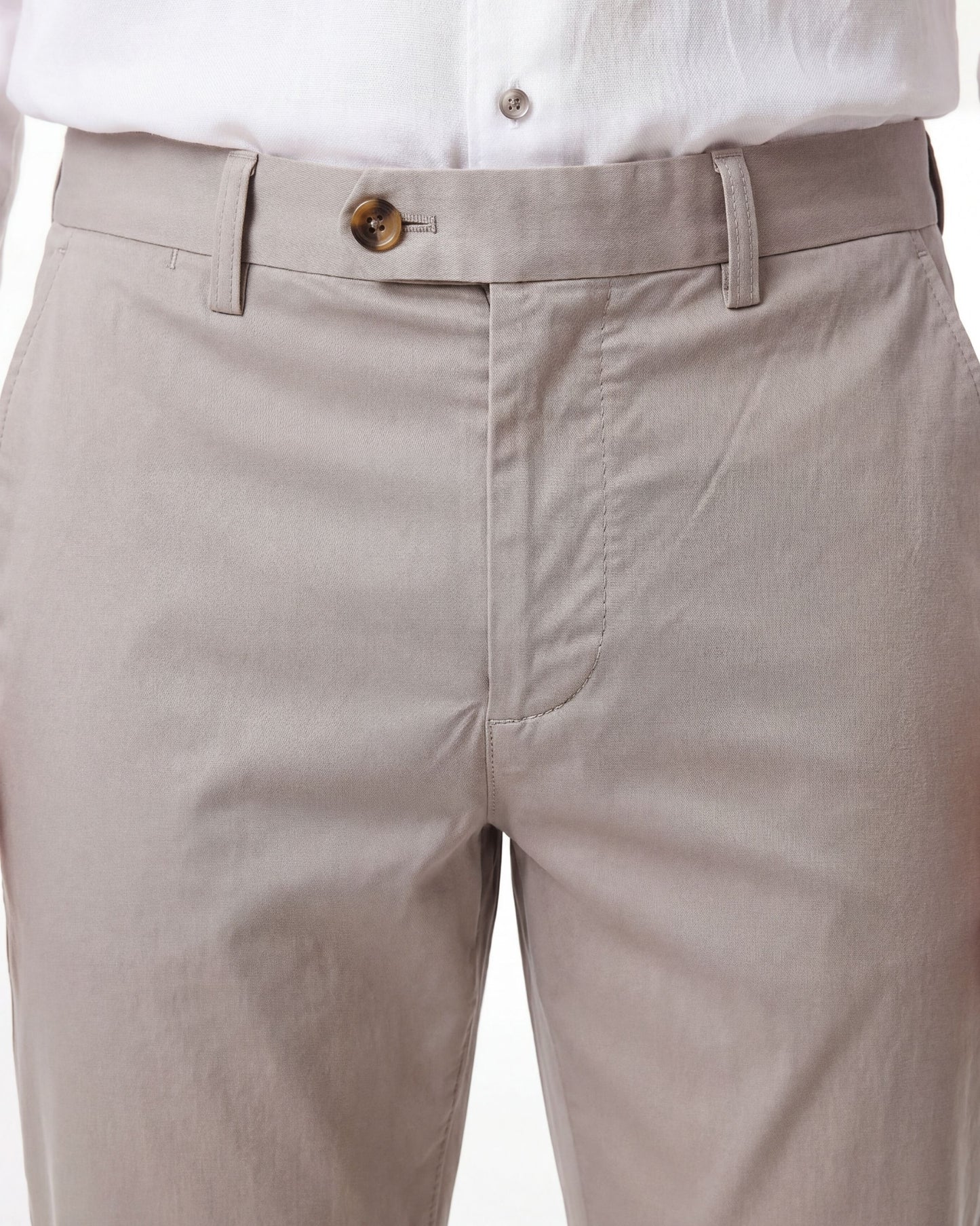 PAXTON TAILORED WOOL PANT - LIMESTONE