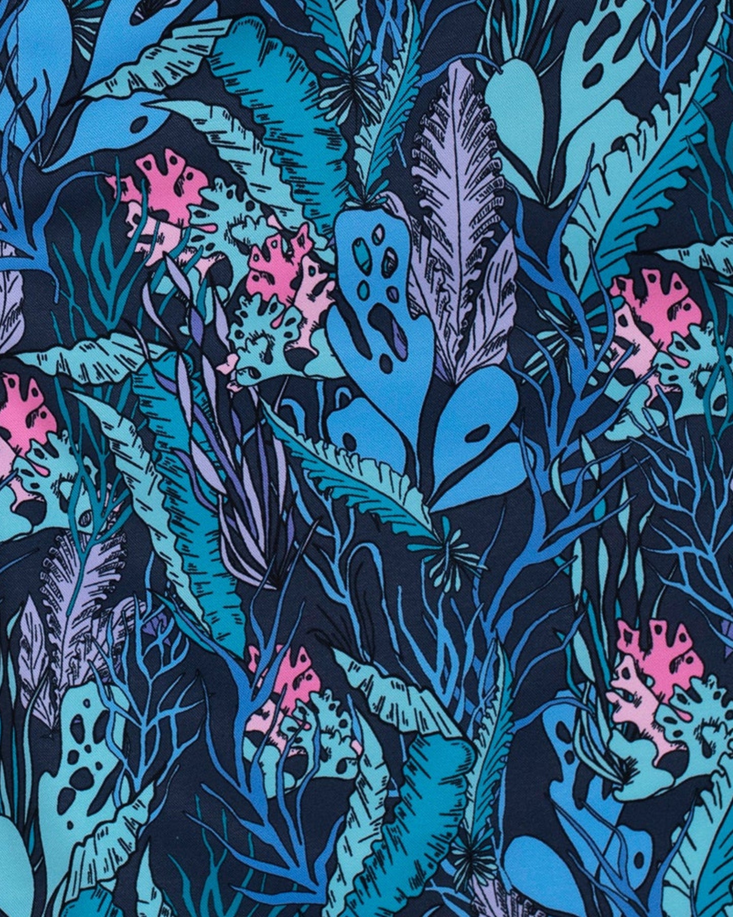 POOL FLORAL TIDE SWIM SHORTS IN SMOKE