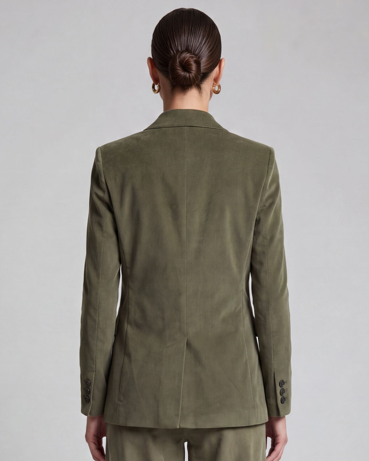 JOLENE SAGE WOMEN'S VELVET TAILORED JACKET